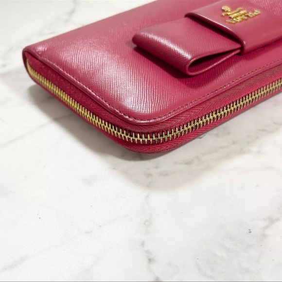 Prada Saffiano Zip Around Wallet - Picture 9 of 16